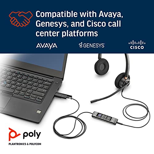 Poly EP 525 -M Stereo w/USB-A Headset Poly EP 525 -M Stereo w/USB-A Headset